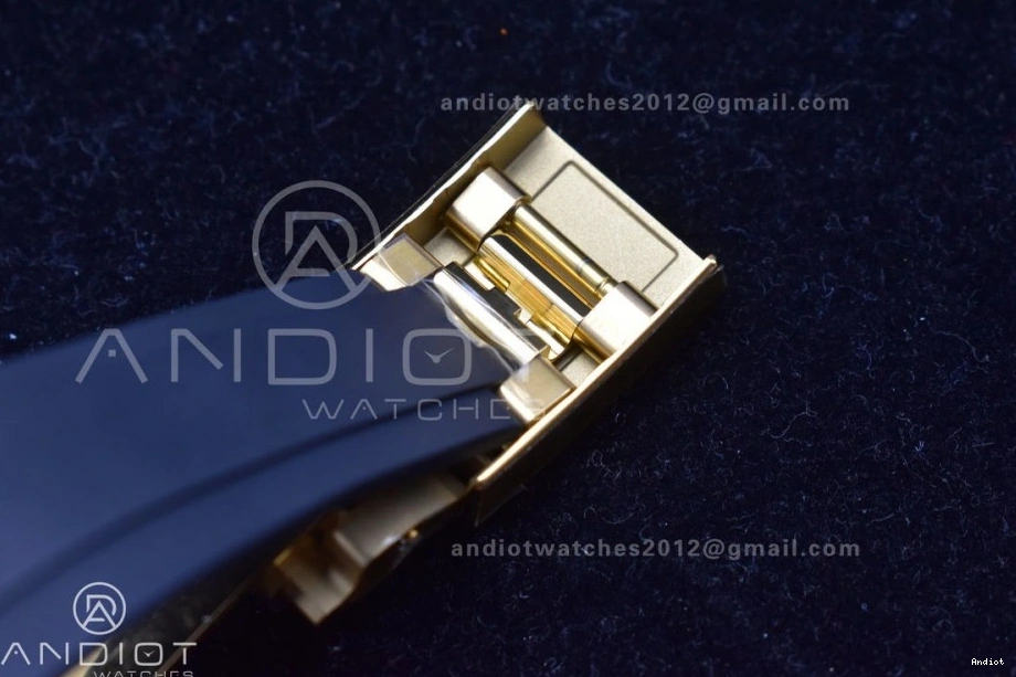 Strap BTF on Dial Oysterflex 1:1 YG Daytona SA4130 Black Edition Best Rubber 116518 0121